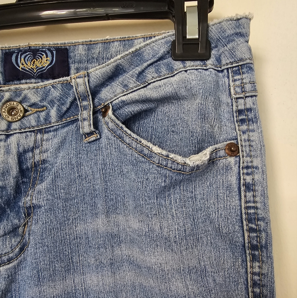 Flare leg jeans with embroidered pockets (7) - Picture 3 of 6